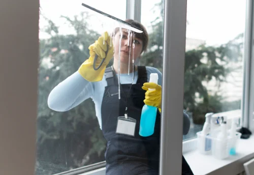 Nettoyage de vitres intérieures et extérieures à Soucé